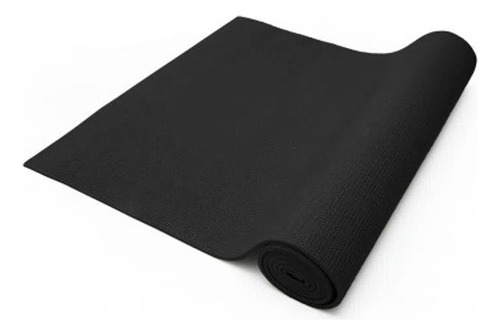 Tapete de yoga Kapazi, 4,5 mm, negro, 60 cm x 166 cm