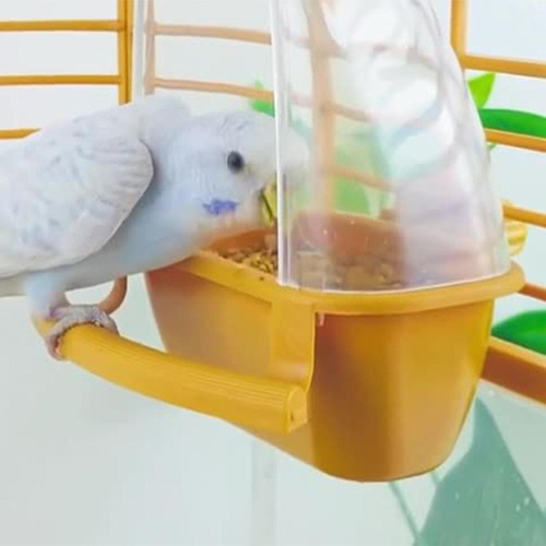 2 Uds Jaula For Pájaros Alimentador Loro Alimentación