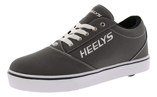 Heelys Zapato Unisex Con Tacn Con Ruedas Para Nios, Carbn, 8