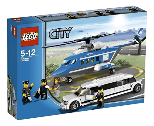 Lego 3222 City Ciudad Helicóptero Sedán