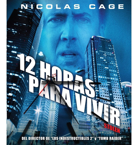 Dvd 12 Horas Para Vivir. Nicolas Cage