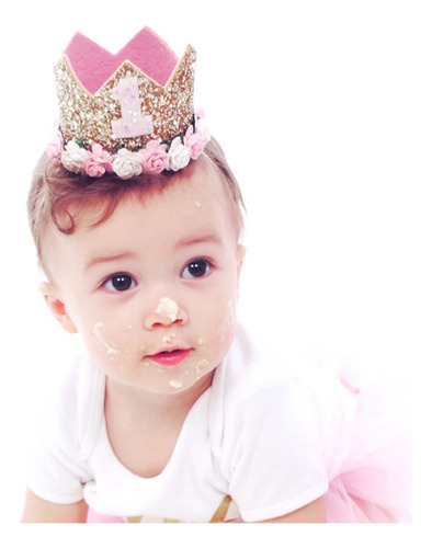 Diadema Con Forma De Corona De Flores Para Bebés, Accesorios