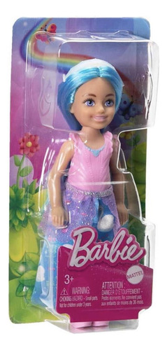 Barbie - Chelsea Pelo Azul - 13 Cm Alto - Mattel -
