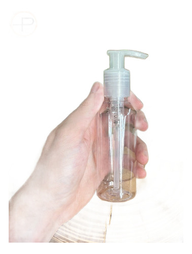 Frasco Pet 120ml Cilíndrico C/ Válvula Pump (20 Unidades)