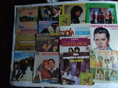 Pack 14 Caratulas Grupos Rock Ep 45 Sin Disco Memorabilia J (Usado)
