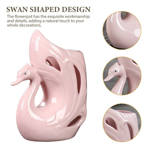 Maceta Calada Con Forma De Cisne, Maceta