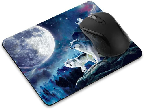 Antideslizante Rectangle Mousepad, Fincibo Negro Dragon Res