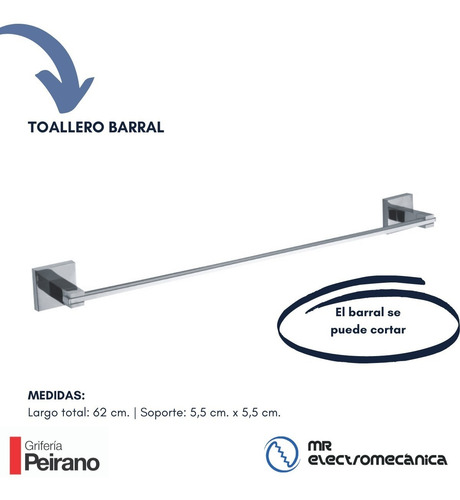 Set Accesorios Baño Peirano Linea 11000 Kit 6 Piezas