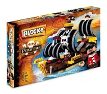 Comprar Blocky Barco Pirata 290 Piezas - Bloques Construcción Rasti 