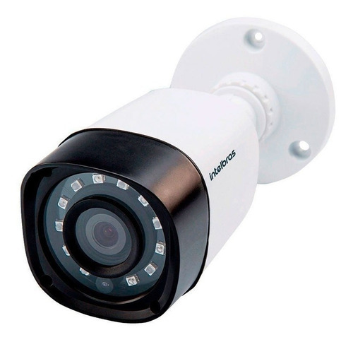 Câmera de segurança Intelbras VHD 1010 B G4 1000 com resolução de 1MP visão nocturna incluída branca