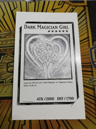 Yugioh! Dark Magician Girl, Carta Promo Gigante 