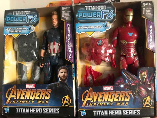Imagen 1 de 2 de Ironman Y Capitan America 2 Pack Avengers Infinity War @@