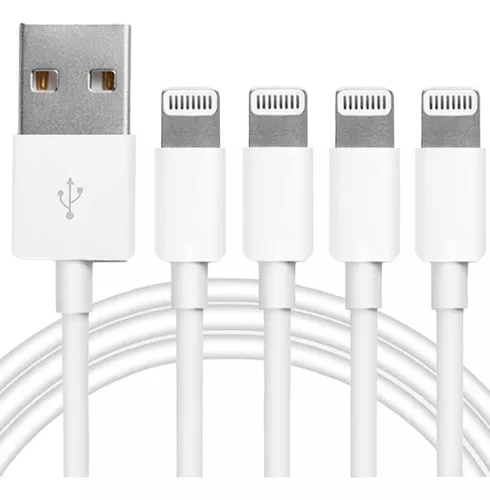 Paquete de 1 cargador original de Apple [certificado MFi de Apple], cable  Lightning a USB compatible con iPhone Xs Max/Xr/Xs/X/8/7/6s/6plus/5s, iPad