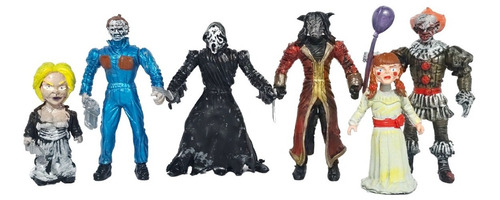 Set Figuras De Accion Personajes Terror Tiffany Annabelle It