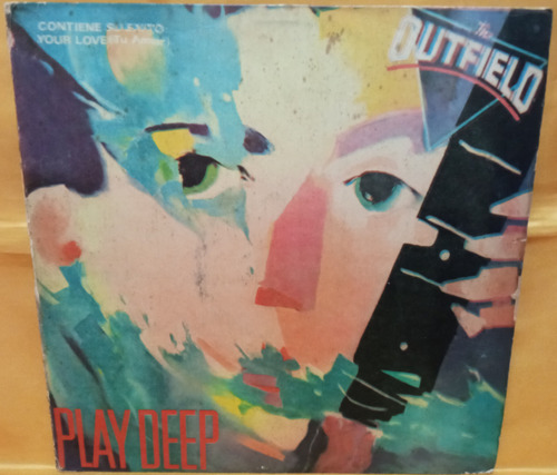 O The Outfield Lp Play Deep 1985 Peru Ricewithduck