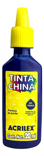 Tinta China Acrilex 20ml. Serviciopapelero