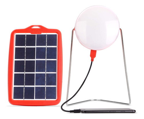 D.light Linterna Solar Portatil S200 Y Cargador De Telefono 