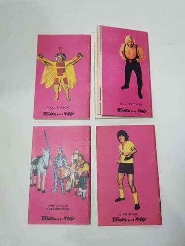 Imagen 9 de 10 de Titanes En El Ring Antiguo Banderín + Libretas Mag 58272