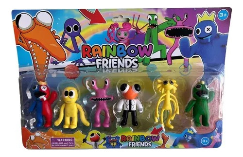 Muñecos Rainbow Friend Blister X 6 Personajes Blister