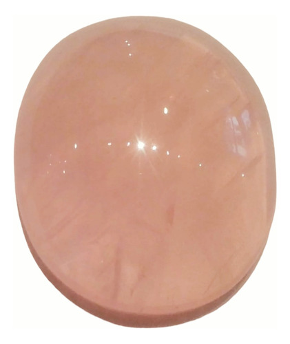 Roca Cabuchón Oval Cuarzo Rosa 2.5 Cm X 2 Cm.