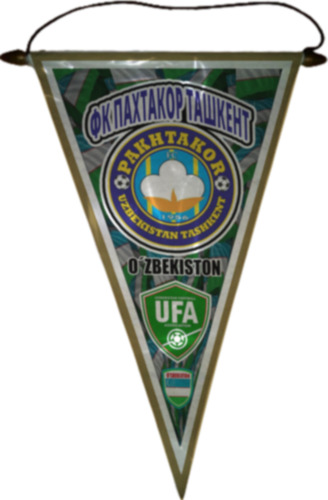 Banderin 37cm Full Color Futbol Uzbekistan Elegir Equipo Fk Pakhtakor Toshkent Fk Pakhtakor Toshkent