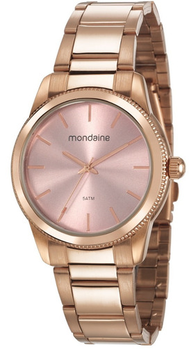 Relógio Mondaine Feminino Rose Gold 53676lpmvre1