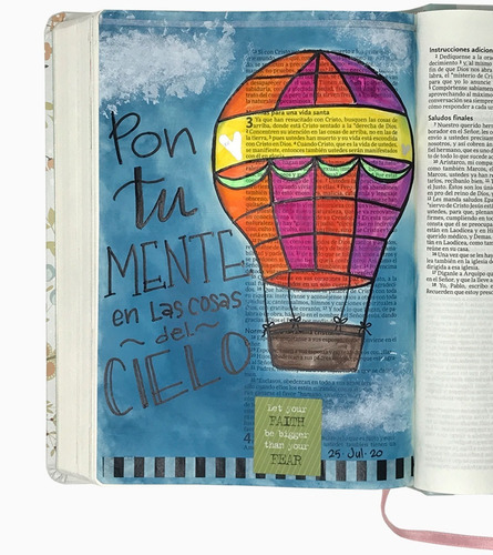 Imagen 10 de 10 de Biblia Nvi Ilustra Tu Fe Imitación Piel Crema Y Pistache