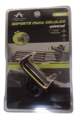 Porta Celular Clip Soporte Ajustable Para Auto