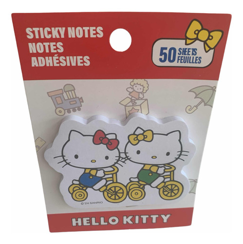 Hello Kitty Notas Adhesivas Modelo Bicicleta Hermosas