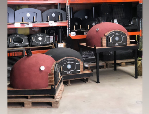 Horno De Barro Thb Transportable Con Base De Hierro Y Patas