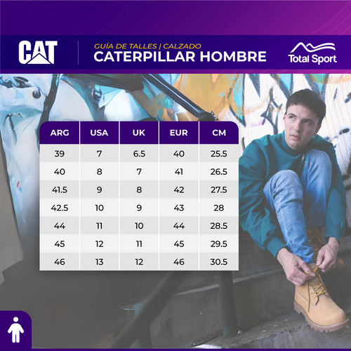 Caterpillar Zapatillas Porter Azul - Hombre - Rza130132