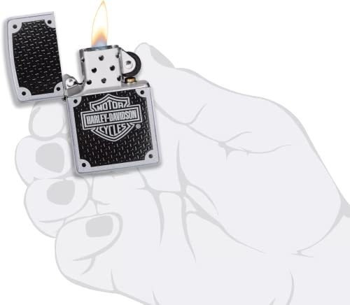 Imagen 5 de 6 de Zippo Harley Davidson Carbon Fibre 1220084