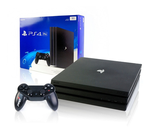 Imagen 1 de 1 de Playstatión 4 Pro De 1tb Incluye 3juegos+2mandos