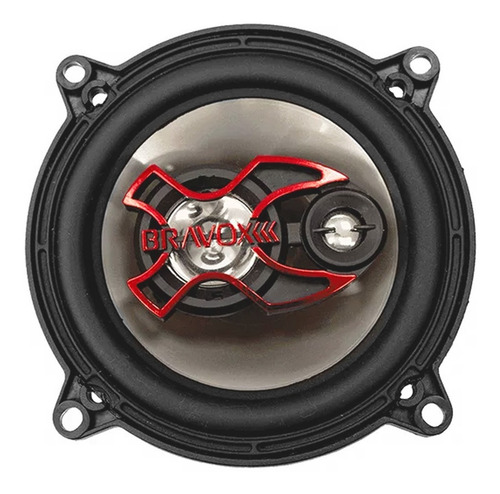 Imagen 2 de 6 de Parlantes Para Auto 5 Pulgadas Bravox B3x50 X-line 100 Rms