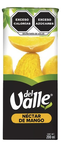 Néctar Del Valle Sabor Mango 200ml 4 Pack