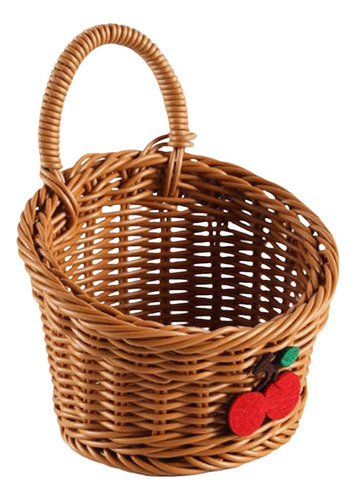 Mz Cesta Tejida De La Cesta De La Verdura De La Fruta De La