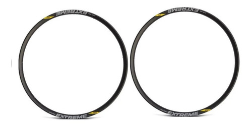 Par De Aros 29 Vzan Extreme Pro Disc 32f Tubeless C/ilhós Cor Preto