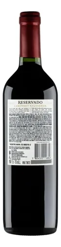 Vino Cabernet Sauvignon Concha Y Toro Reservado