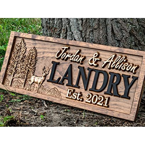 Decoración Exterior | Letrero De Madera Personalizado ...