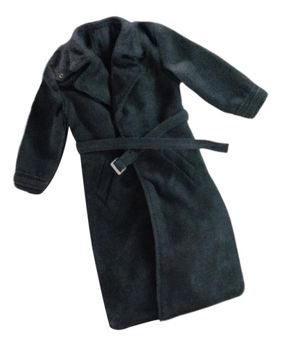 1:12 Action Figure Clothes Costume Outfit, Windbreaker Preto