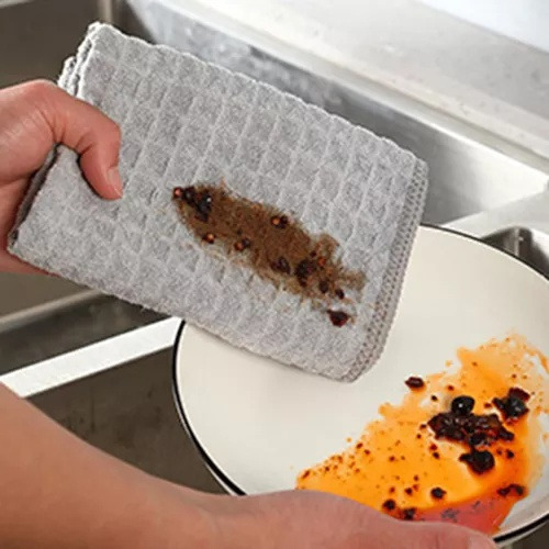 New Paño De Limpieza De Microfibra Paño De Cocina