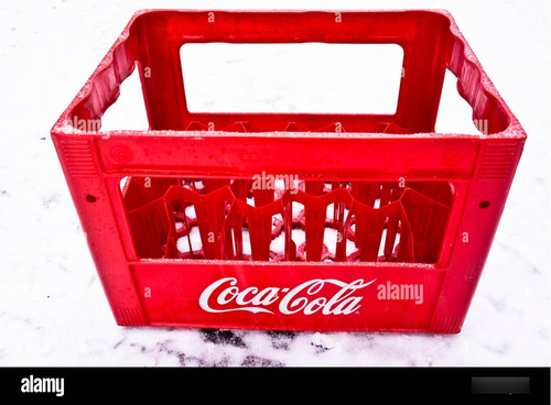 Cajón De Coca Cola  Vacío Para 24 Porrones