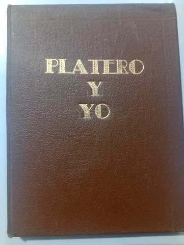 Libro Antiguo 1969 Platero Y Yo Juan Ramón J. Fernández Ed.