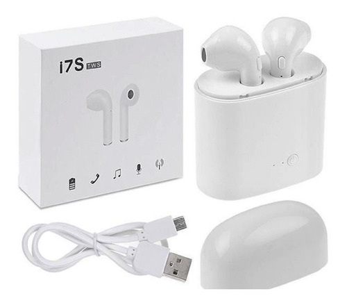 Auriculares Inalámbricos I7s Base Blanca | Caribe Sur Store®