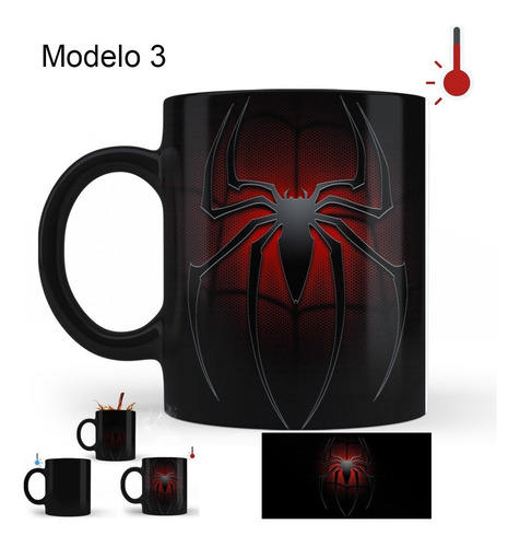 Imagen 2 de 2 de Spiderman Taza Mágica Hombre Araña
