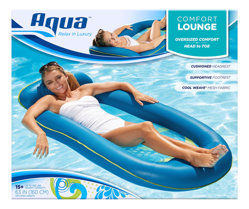 Salón Acuático Aqua Comfort, Extragrande, Flotador Inflabl