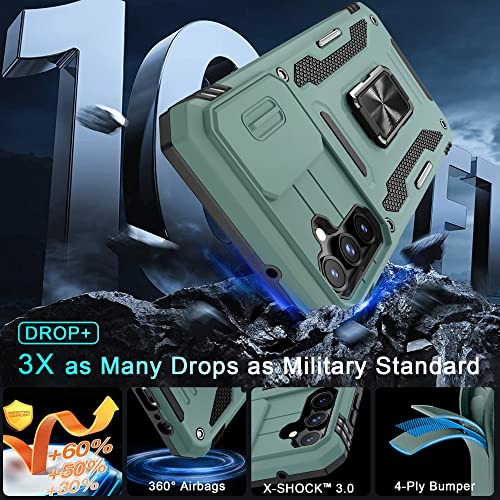 Funda Para Galaxy A14 5g Alpine Verde Uso Rudo