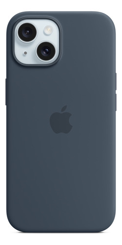 Apple - Funda Silicona Iphone 16 Pro Max Azul Oscuro Lisa