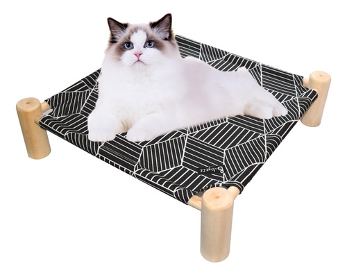 Babyezz Cama Para Gatos Y Perros, Cama Hamaca De Madera Para