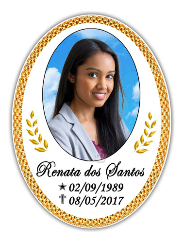 Foto Porcelana 13x18 Túmulo Jazigo Lápide Finados Fotoporcel